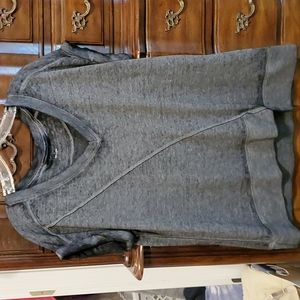 Calvin Klein short sleeve top dark gray size X-large